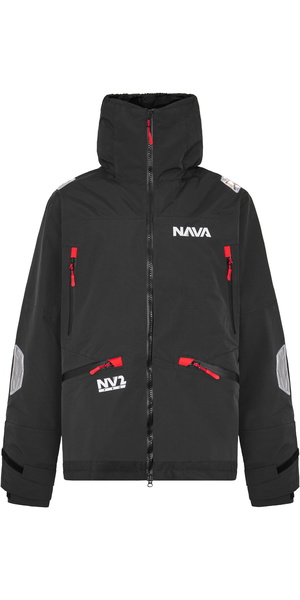 2026 Nava Performance Hombres NV2 Pro Chaqueta De Vela NAVANV2PJ01 - Black